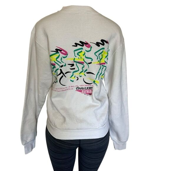 Vintage Coors light 90’s pullover sweatshirt unisex men’s womens small medium - Picture 2 of 9